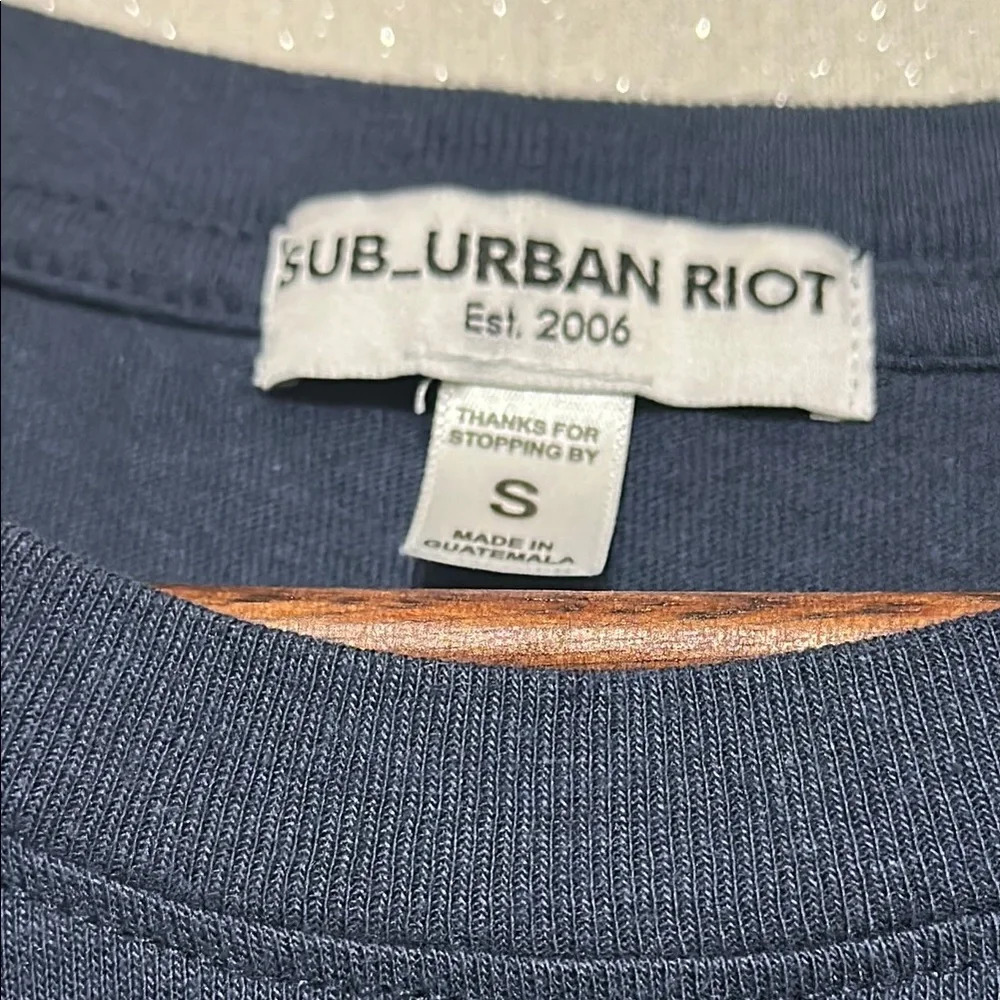 Sub_Urban Riot Classic Dark Blue Tee - Picture 2 of 6